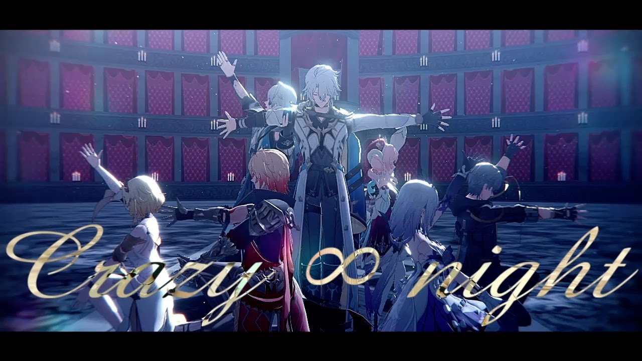 【崩スタ/Honkai:Star Rail MMD】Crazy ∞ nighT【オンパロス＋穹】