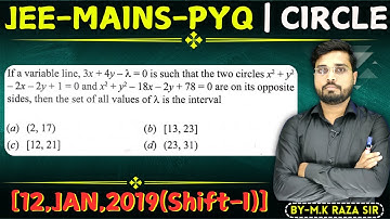 If a variable line, 3x + 4y - 2 = 0 is such that the two circles x² + y² -2x-2y+1 || Let