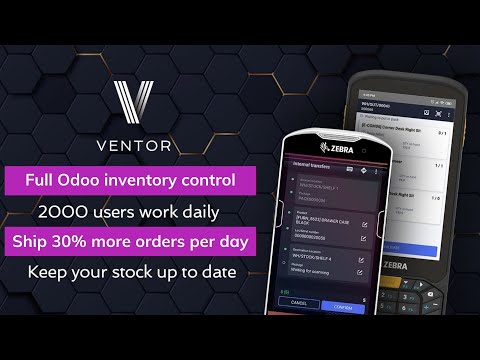 Ventor: Odoo envanter yöneticisi