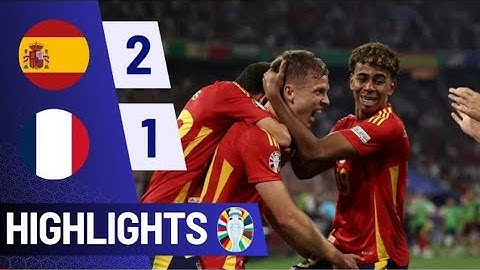 Spain vs france euro 2024- Résumé match 2-1