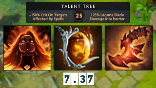 Overwhelming Dmg Timeless Laguna Lina 100% Max Fire Damage Dota 2