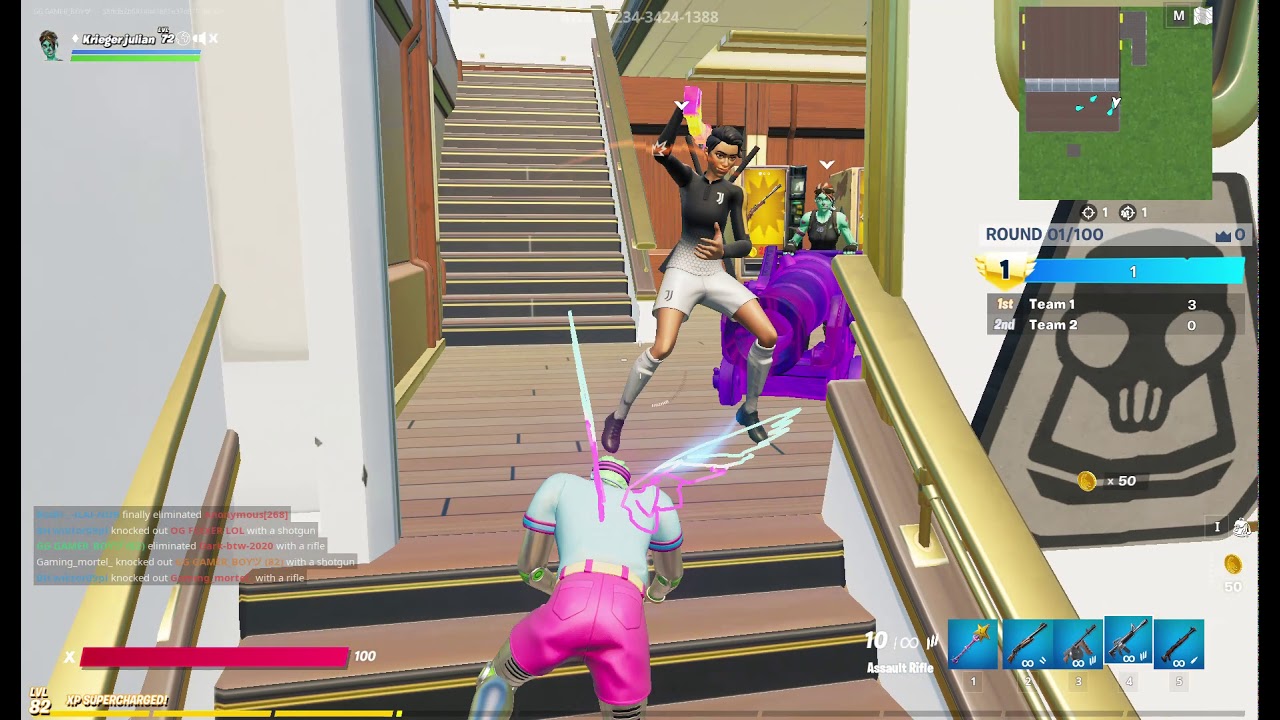 Fortnite Pro 100 Gamemode Creativ Youtube
