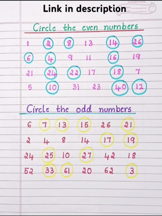 Download lagu Circle the Even Numbers