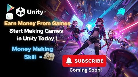 Unity game developer and earn passive income 