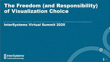 The Freedom of Visualization Choice: InterSystems BI