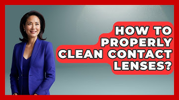 How To Properly Clean Contact Lenses? - Optometry Knowledge Base