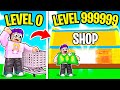 Can we Build a MAX LEVEL SHOP In ROBLOX RETAIL TYCOON 2!? (WE BECAME MILLIONAIRES!?)