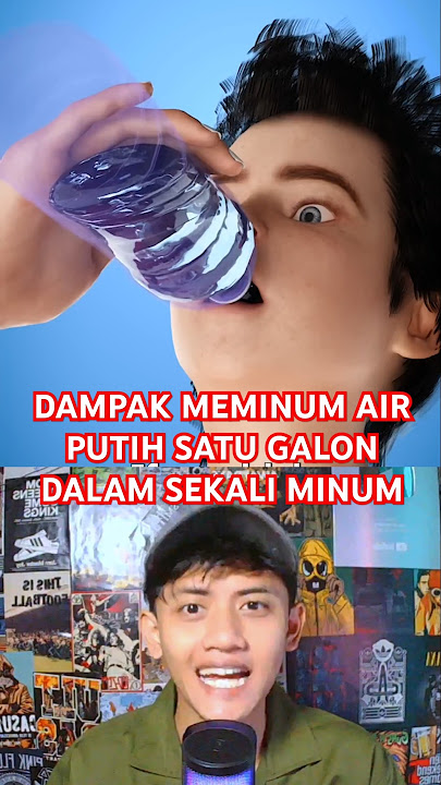 Akibat minum air putih berlebihan 😨 #shorts #facts #thebaldheadnthedreadpodcast