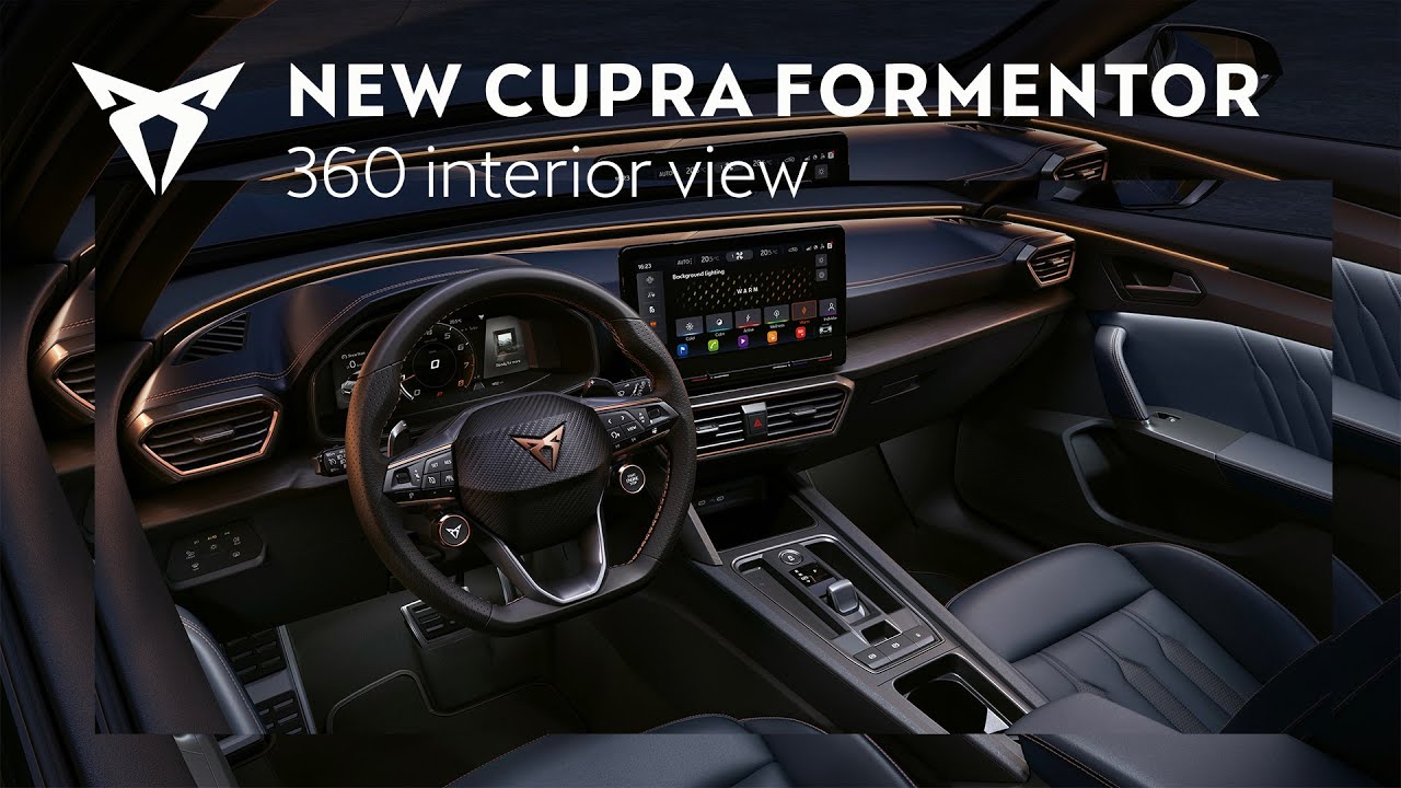 Check out the new CUPRA Formentor 360 interior view 