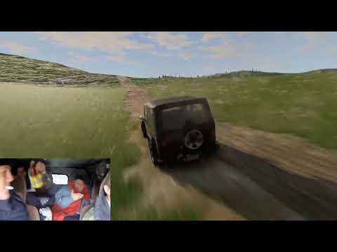 Мужики В Уазике, Но Это Beamng Drive.