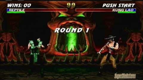 Ultimate Mortal Kombat 3-Reptile Arcade Ladder