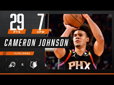 ☀️ cameron johnson catches fire! Buries 7 3pm to lead suns to victory over t-wolves