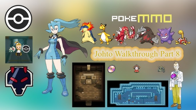 PokeMMO JOHTO DAY 34 - Gym Run Jail + SHINY HUNTING MILTANK