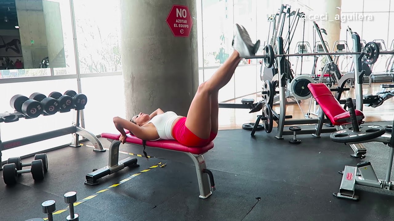 Banco Plano de Musculación para Entrenamientos en Gimnasios