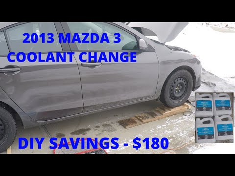 2013 Mazda 3 Coolant Change