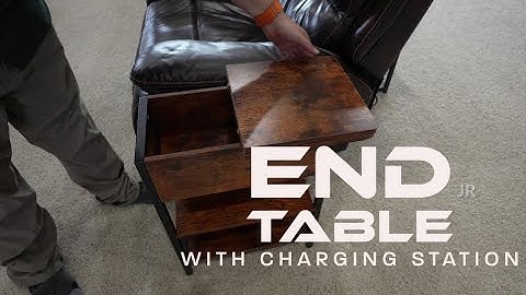 Yoobure End Table with Charging Station