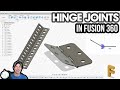 Creating MOVING HINGE JOINTS in Autodesk Fusion 360 with the Revolute Joint!