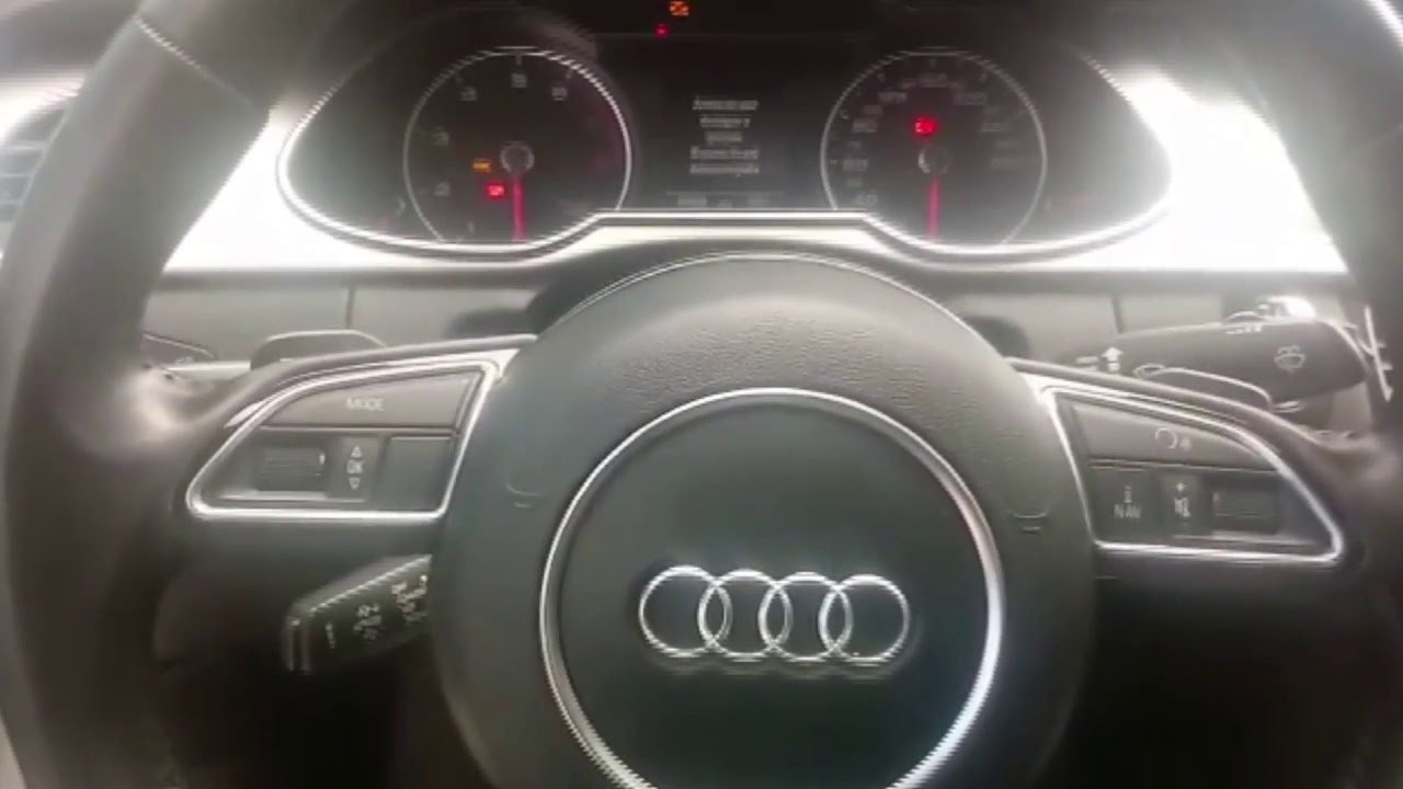 Audi A4 2015 Direcao Eletrica Dura Youtube