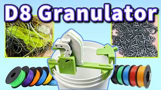 D8 Granulator - OPENT D8 Filament extruder