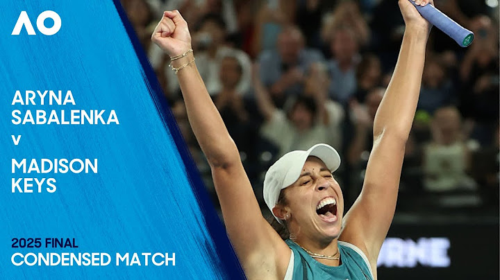 Aryna Sabalenka v Madison Keys Condensed Match | Australian Open 2025 Final