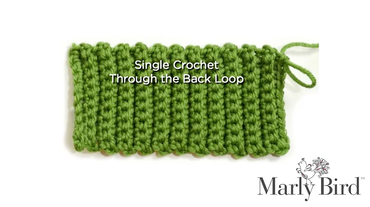 Learn the Easy and Effective Single Crochet BLO Ribbing Stitch