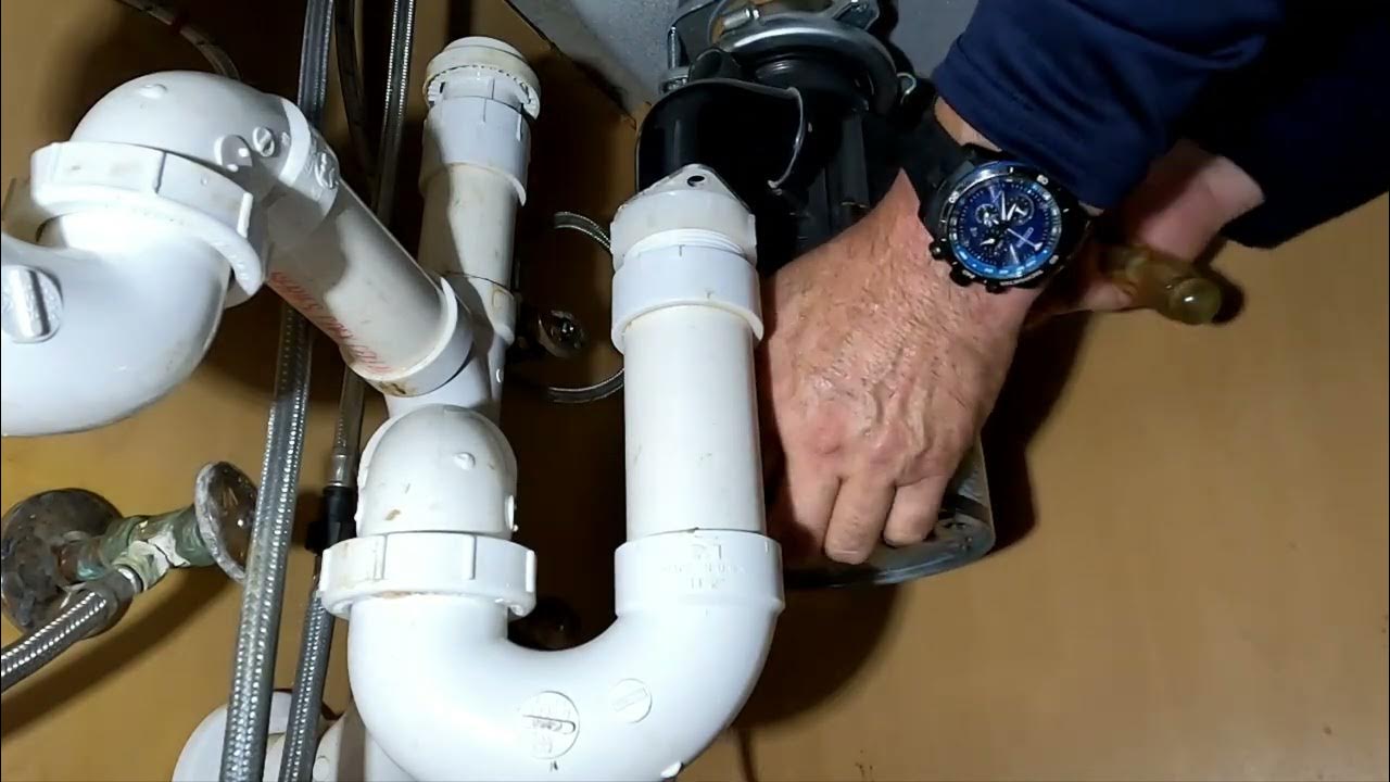 HOW TO INSTALL A BADGER 5 DISPOSAL,NEW CUSTOMER YouTube