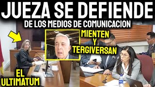 Jueza se DEFIENDE de los ATAQUES de la PRENSA ¡Tergiversan la Realidad!