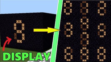 7-segment DISPLAY in Minecraft
