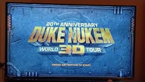 Duke nukem 3d World tour! ps4 first youtube video test sound is low! recorded on phone.