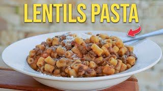 How to Make LENTILS PASTA Like an Italian | Vincenzo's Plate