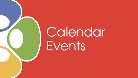 2016 / Helpdesk Setup / Email / Calendar Events