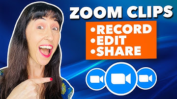 How to Use Zoom Clips | NEW way to record + edit Zoom videos!