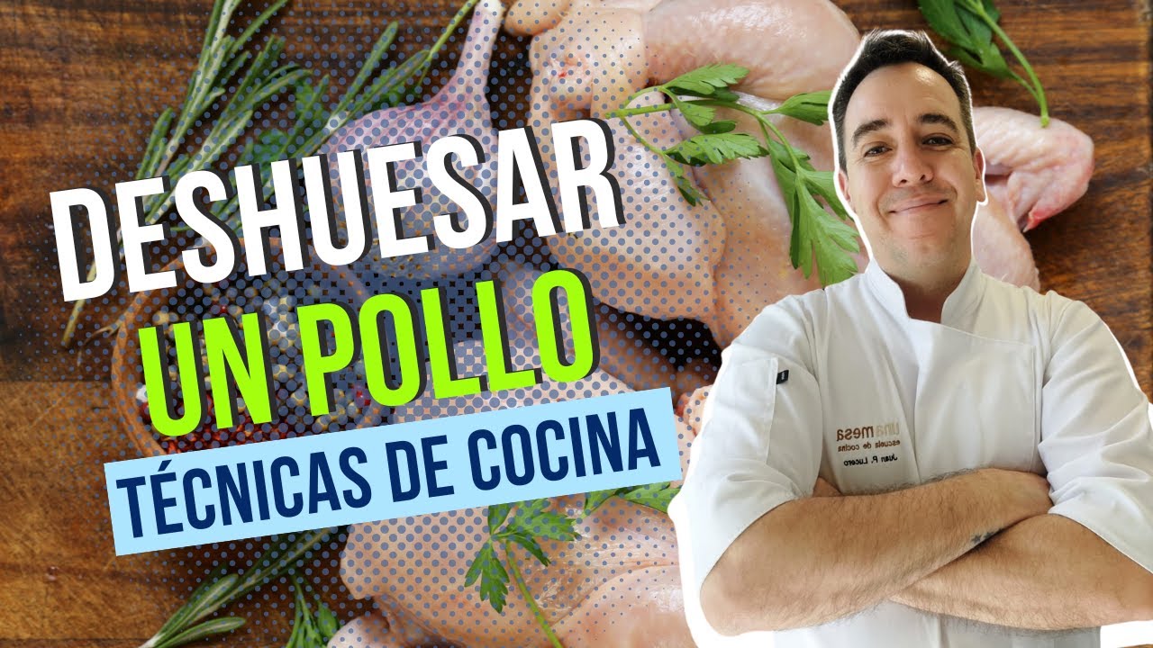 Como deshuesar un pollo (para un arrollado)