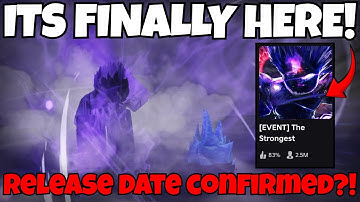 The Strongest Battlegrounds THE EVENT IS FINALLY HERE + RELEASE DATE