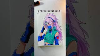 Kakashi as a female 😍✨#drawing