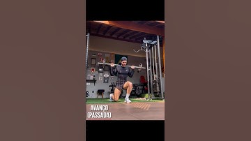 Avanço (passada) com barra - @rosaavict