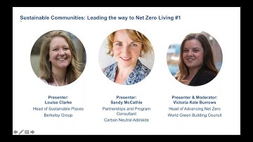 Webinar: Sustainable Communities: Leading the way to Net Zero Living #1