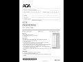 2025 AQA GCSE Engineering Unit 1 8852 W Written Paper