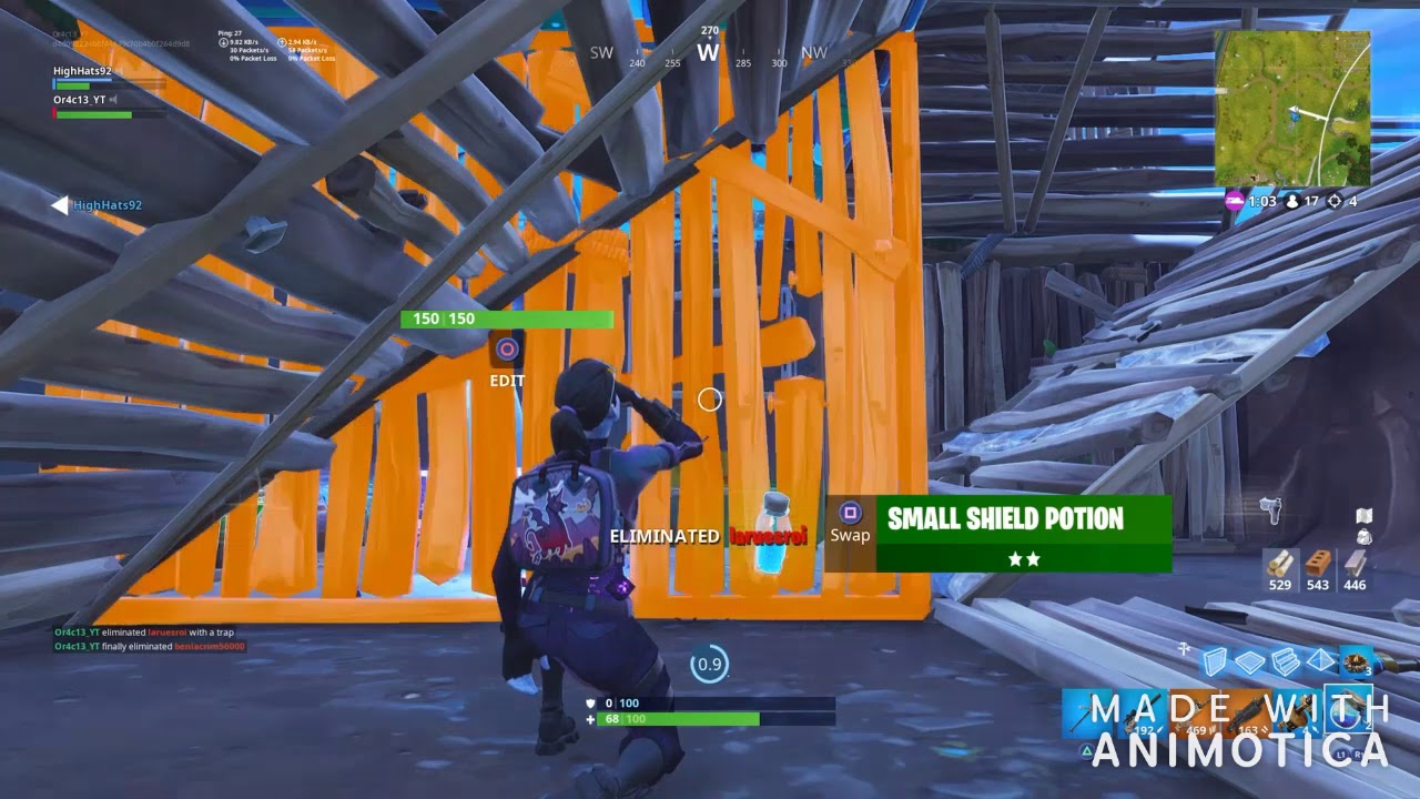 NEW dark bomber skin victory royale! Insane grenade launcher!