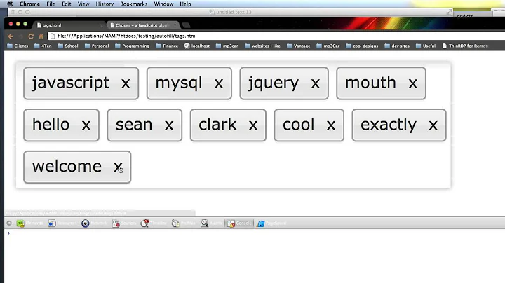 jQuery Autofill / Complete with Tagging