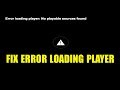 Fix error loading player firefox ✔