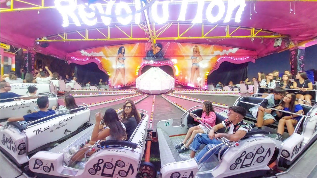 Barletta Giostre 2022 Musik Express Revolution Alberini | Italy🇮🇹,Luglio 2022