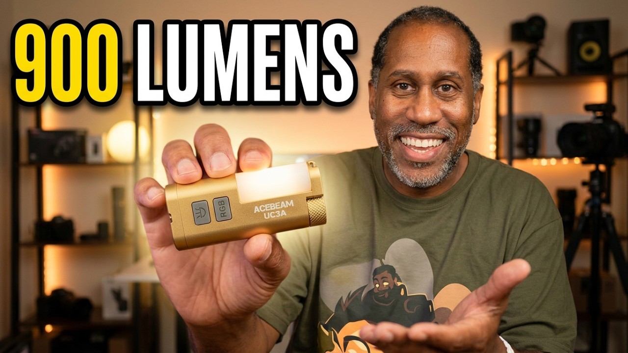 Acebeam UCA3 900 Lumen Flashlight Great Everyday Carry Light