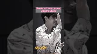 Omg it's vmin so cute and funny moment |bts funny moments| #shorts #btsunboxingalbums