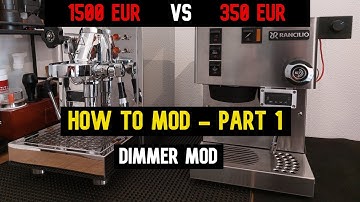 Turning a $350 Espresso Machine into a $1,500 Prosumer - Dimmer Mod!