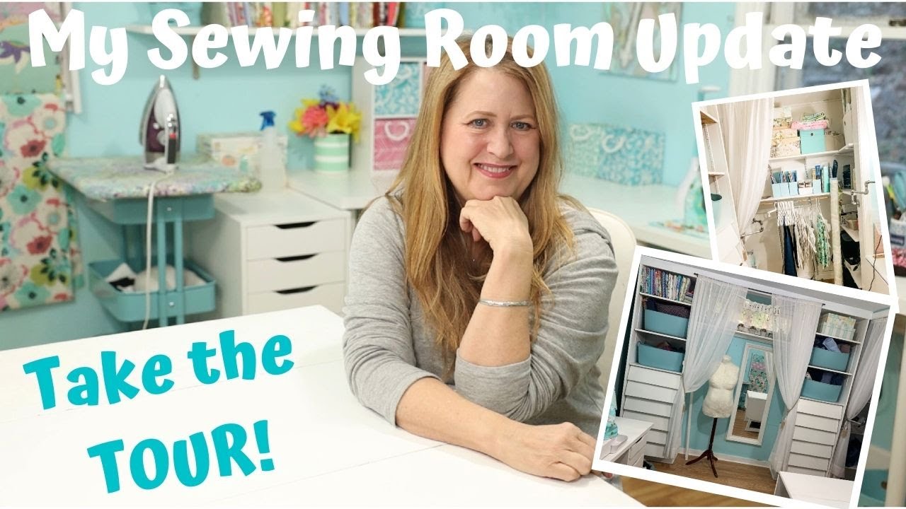 My Sewing Room Updates Take the Tour! - YouTube