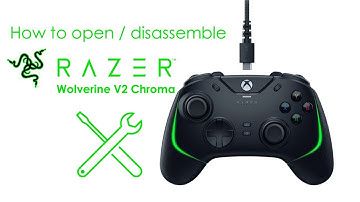 How to open Razer Wolverine V2 Chroma -easy-