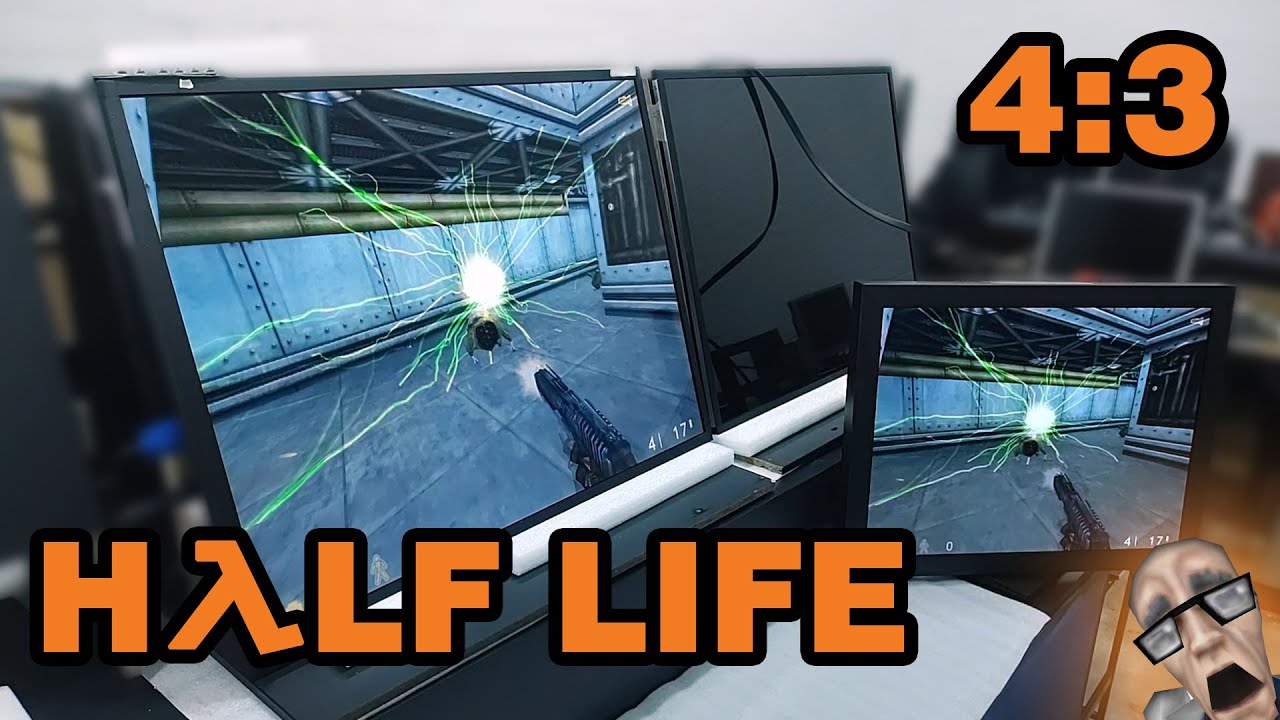 Play Half Life in 4:3 - Arcooda 35" & 26" Gaming Monitors