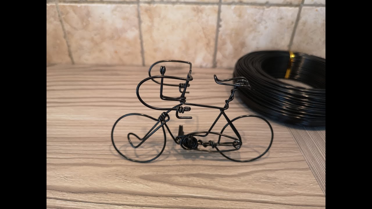 ワイヤークラフト 自転車の作り方 How To Make Bicycle With Wire Youtube