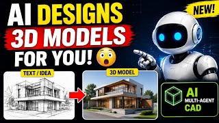 This AI Can Design 3D Models for You! 🤯 | Multi-Agent CAD